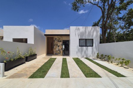 Casa en venta Conkal Merida de una planta con dos habitaciones